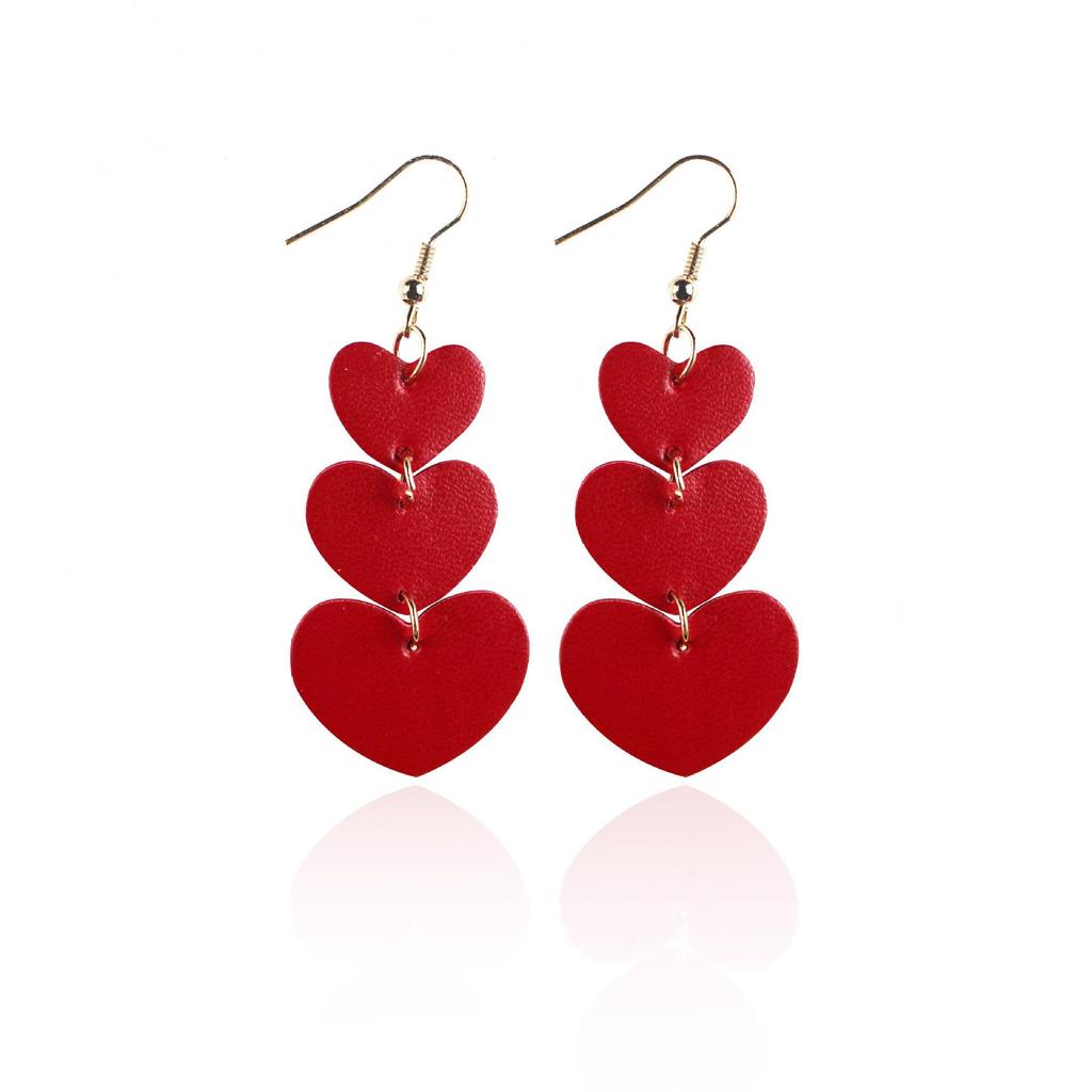 Stylish PU Leather Earrings: Creative Designs & Shapes