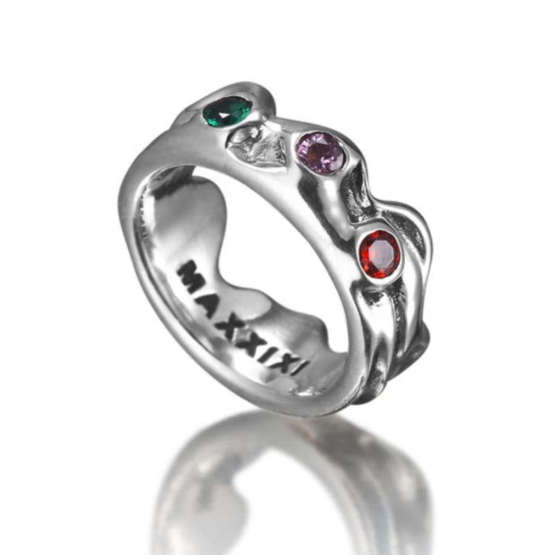 Anonymous Artisan Chewing Gum Silver Ring