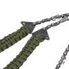 11 Teeth Chain Saw Outdoor Survival Stainless Steel Wire ket Chainsaw with Paracord Emergency Tool