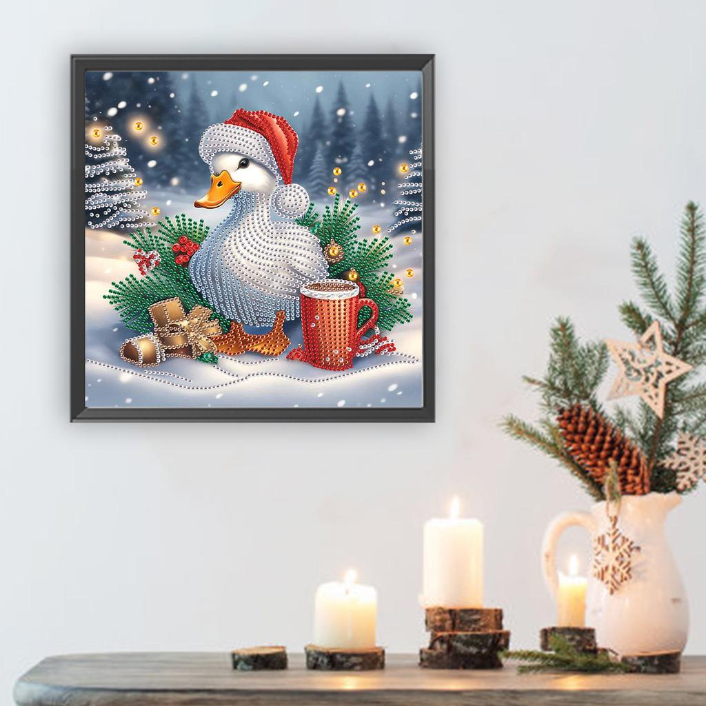 Winter Animals DIY Diamond Art Kits for Gift Home Wall Decor Diamond Dots Gem Art Crystal Rhinestones Diamond Painting 30x30cm