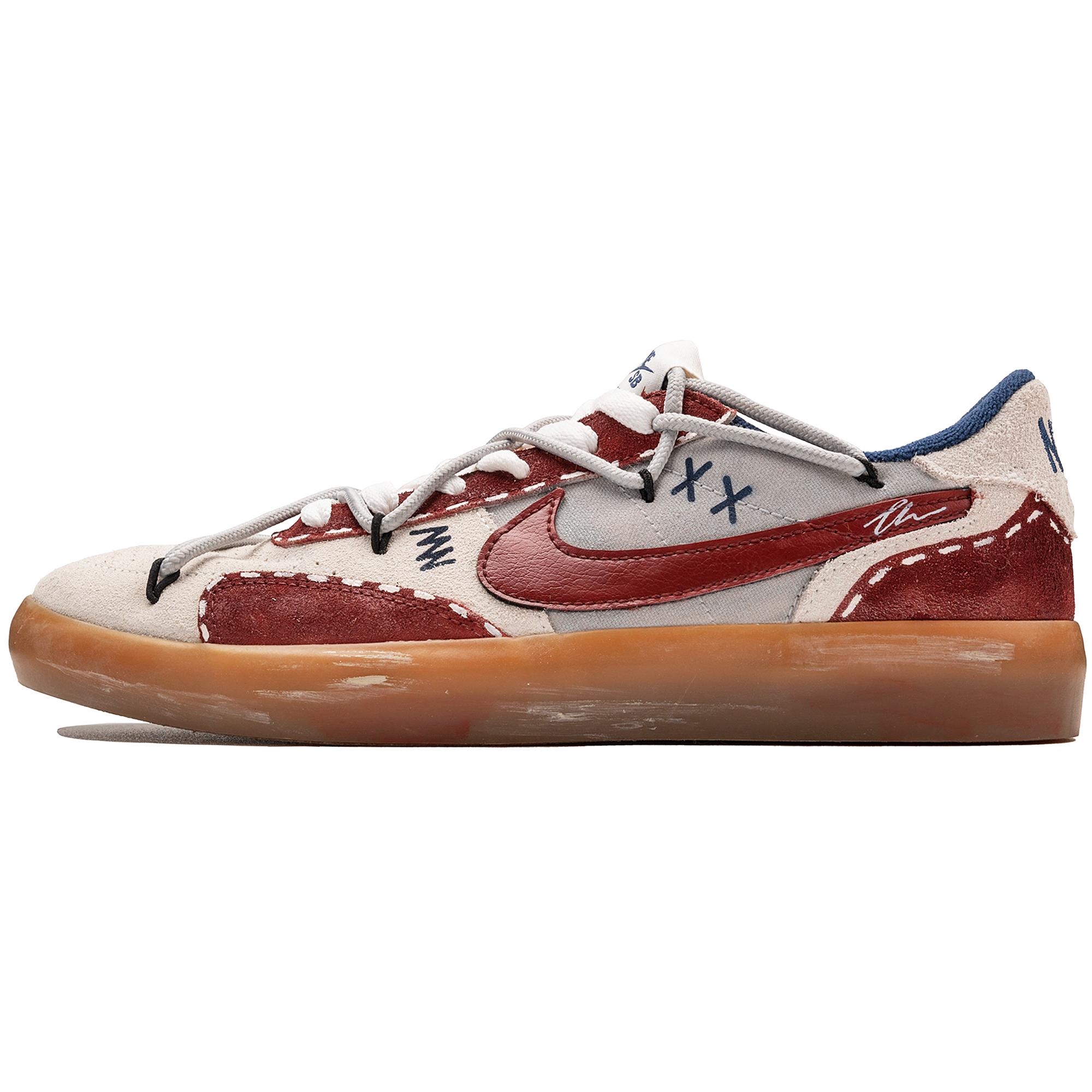 

Nike Heritage Slip Resistant, Abrasion Resistant, Lightweight Low top Skateboard Shoes Unisex Beige Red CD5010-102(TeamF-) 44.5