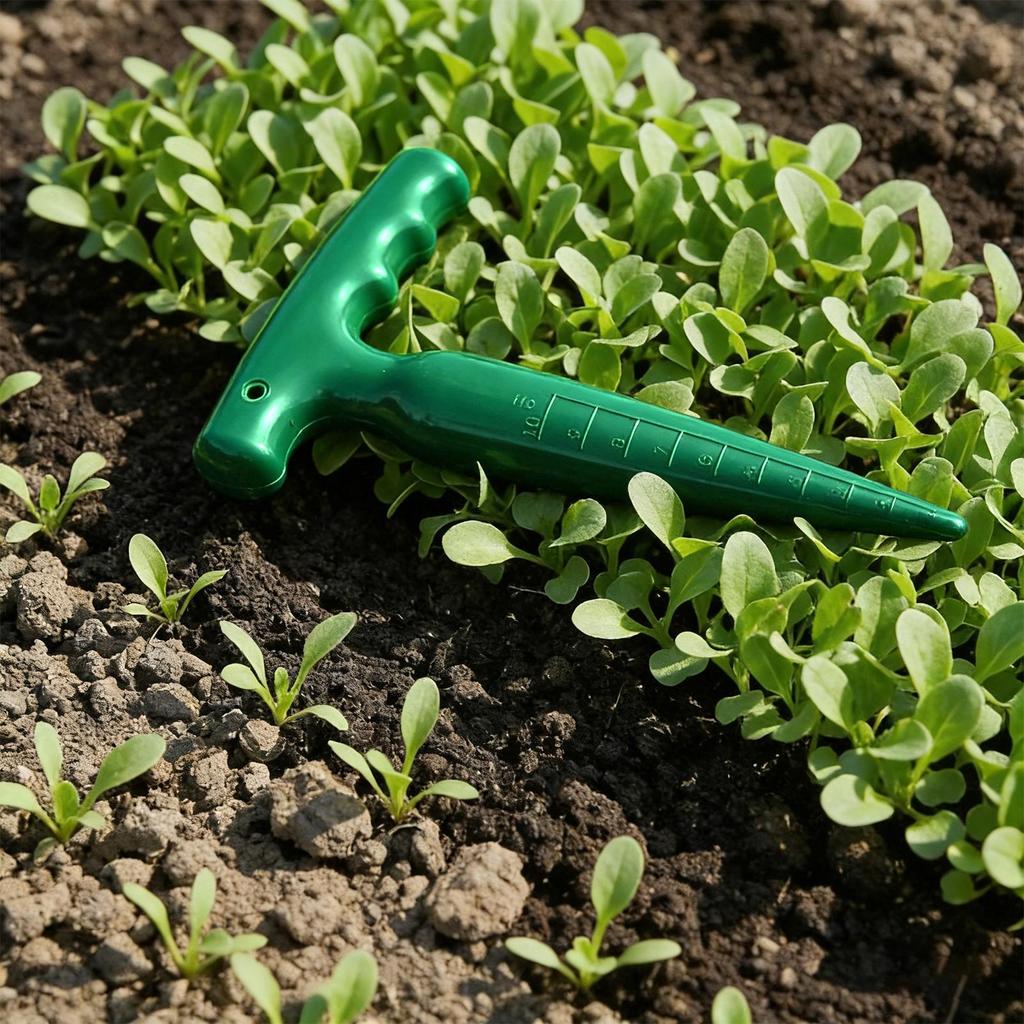 Dibbler Gardening Tool Ergonomic Sowing Hand Tools Plant Hole Digger for Planting for Transplanting Potting Cucumber Tomatoes