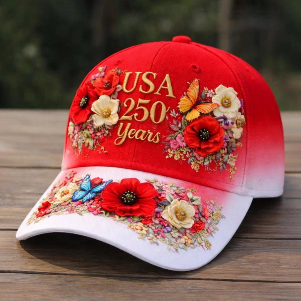 Summer sunscreen baseball cap butterfly D three-dimensional printing shows a small face temperament outdoor sun hat versatile