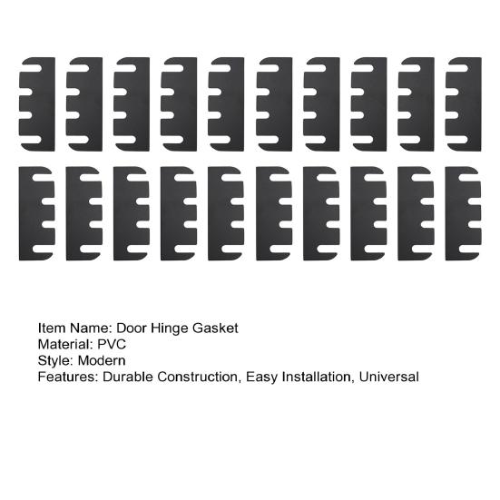 10/20Pcs Door Hinge Gasket Easy Installation Door Adjustment Universal Plastic Spacers Door Maintenance Accessory