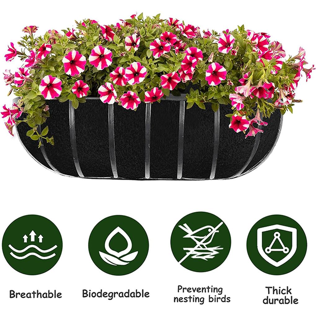 3pcs Fabric Replacement Liners For Garden Troughs Pack Of 3 Replacement Non-woven Liner Plant Liner