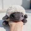 Authentic Little Sheep Ollie Plush Toy: Cute Black-Faced Sheep Hugging Pillow Doll for Children