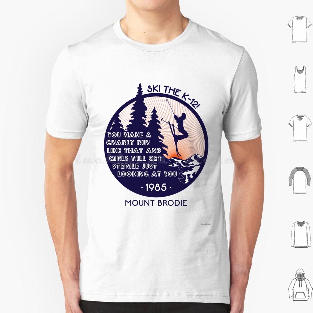 Gnarly Run T Shirt Big Size 100 Cotton K12 K 12 Betteroffdead 80s 80smovie Ski Skiing Eighties Skier 1985 Movie