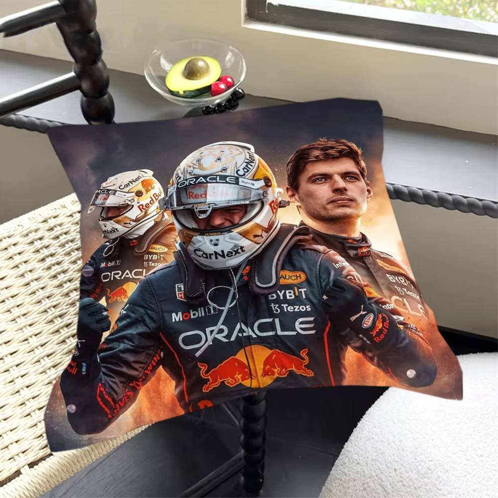 

1PC Race car driver V-verstappen Square cushions suitable for use in guesthouses bedrooms living rooms sofas and when traveling 50cmx50cm