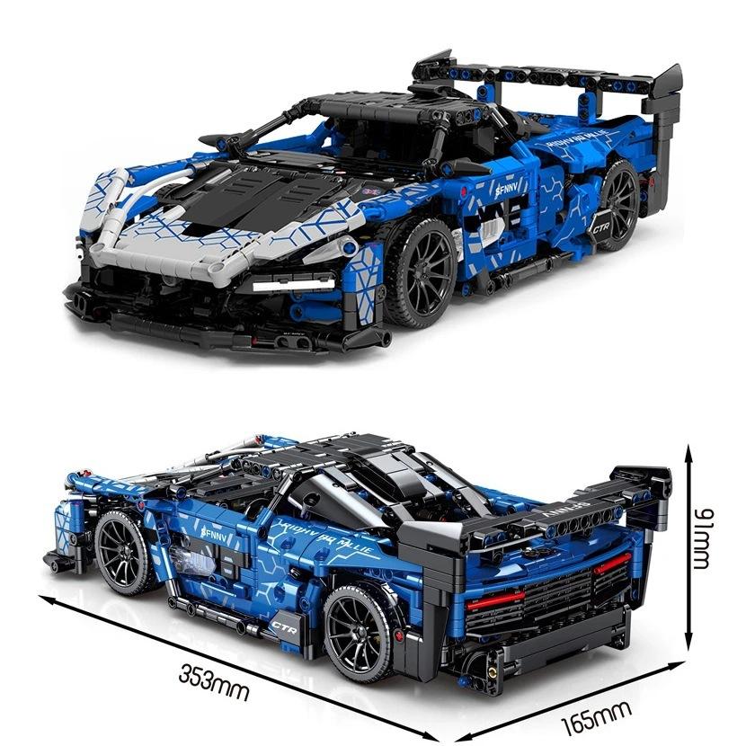 Technical Building Blocks 1400PCS Model Racing Sport Car City Mechanical Speed Vehicle Supercar Brick Puzzle Toys Kid Adult Gift