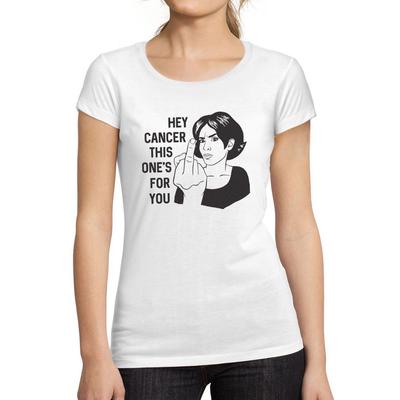 Damen T-Shirt Kurzarm Hey Krebs Das ist für dich