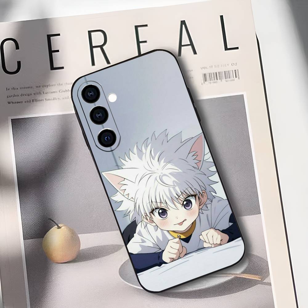 K-Killua Zoldyck H-Hunter X Hunter Handyhülle Für Samsung Galaxy A73,A72,A71,A70,A53,A52,A51,Andere Weiche Schwarze Hülle