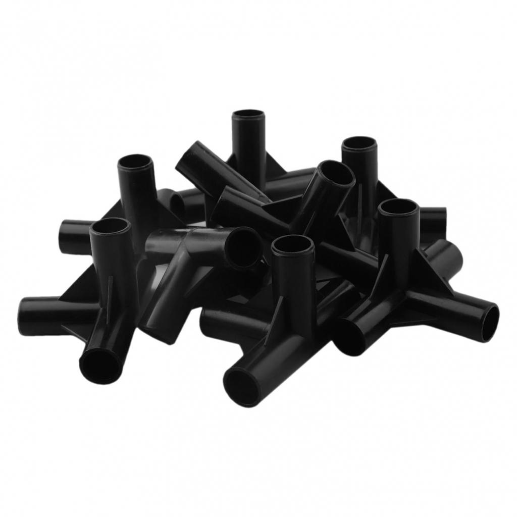 Juego de 8 Accesorios para Tuberías de PVC para Bricolaje para Invernaderos y Estructuras de Soporte para Plantas