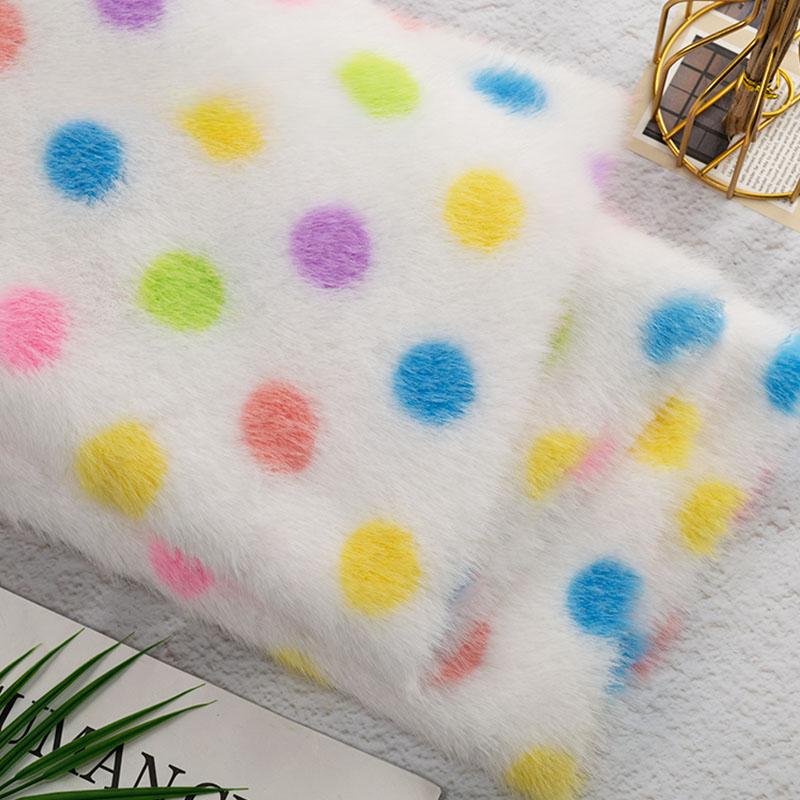 50X160Cm Tkanina Imitacja Futra Norki Nadruk Jelenia Zebry Leoparda Rękodzieło Odzież Torba Lalka DIY Ekologiczna Sztuczna Tkanina Futerkowa