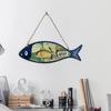 Unique Summer Hanging Sign Stylish Mediterranean Style Decorative Wall-mounted  Plate Ornament