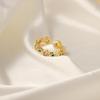 Stylish Devil's Eye Ring: Openable, Zircon Inlaid, Adjustable Women's Geometric Jewelry