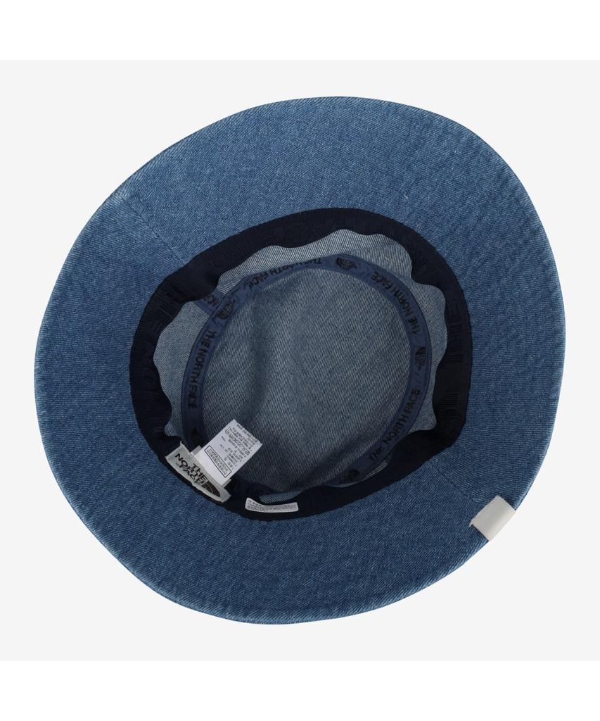 Noseupeiseu Ne3Hs00K White Label Logo Bucket Hat Denim Blue