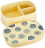 Isso Ecco New Wappa Bento Dotted 760ml Product 4567789 Box, Blue, Single-Tier, (with divider), Number