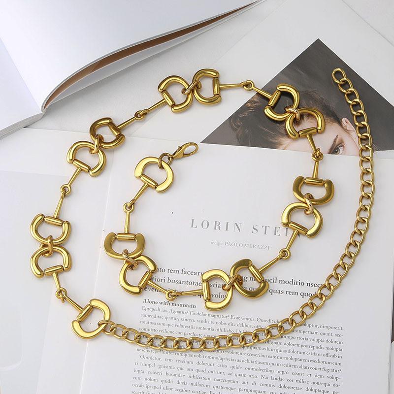 Metal Waist Chain For Women Alloy Buckle Decorative Belt Accessory For Summer And Winter Attire