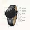 Men Business Watches Fashion Leather Band Men's Quartz Watch Relogio Masculino
