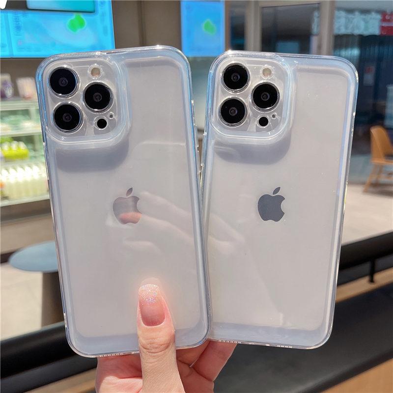 Shockproof Transparent Ultra Thin Phone Case For Iphone 14 13 11 12 Pro Max Xs Max Xr X 14promax Clear Silicone Back Cover Funda