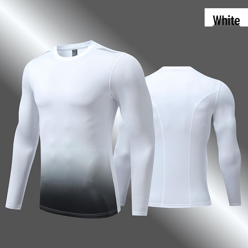 2024 Spring/Autumn Men's Long Sleeve Quick Dry Compression Sports T-Shirt