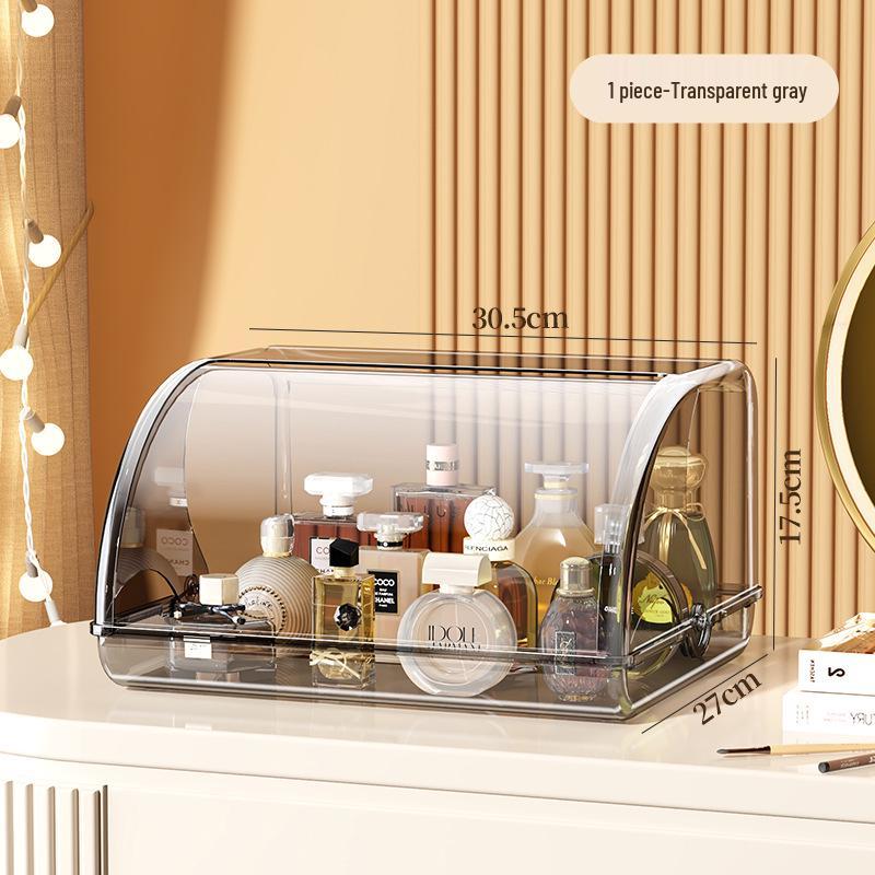 

Transparent Flip-Top Perfume & Skincare Display Box for Tabletops