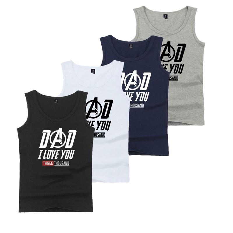 Klassisches Papa Ich Liebe Dich 3000 Vatertag Tony Stark Avengers Ärmelloses T-Shirt