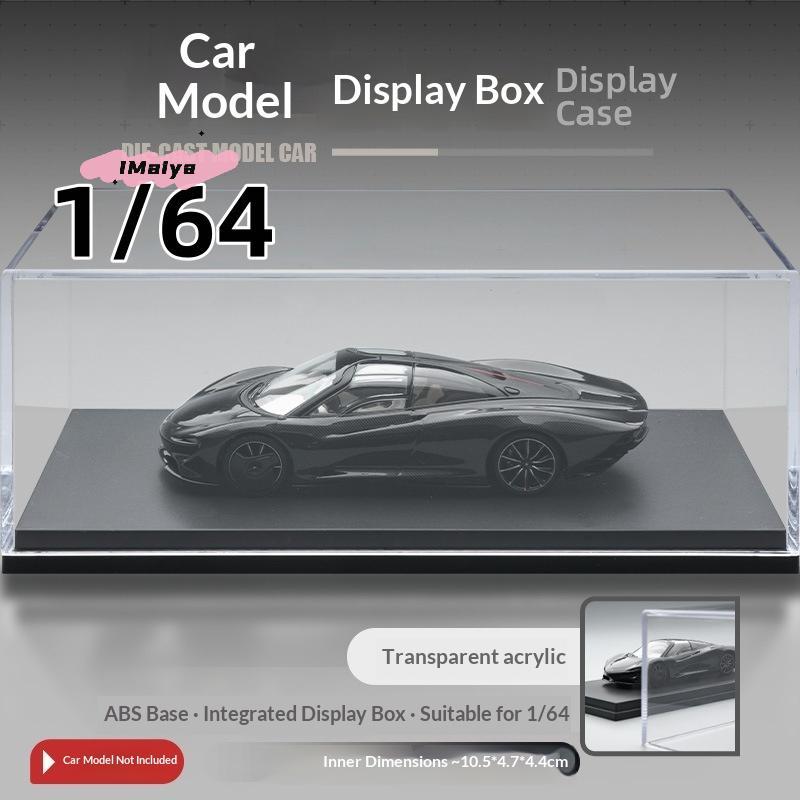 M-1/5Pcs Acrylic Dust-Proof Showcase & Storage Organizer Box For MiniGT 1/64 Diecast Model Car Display Case With Cover