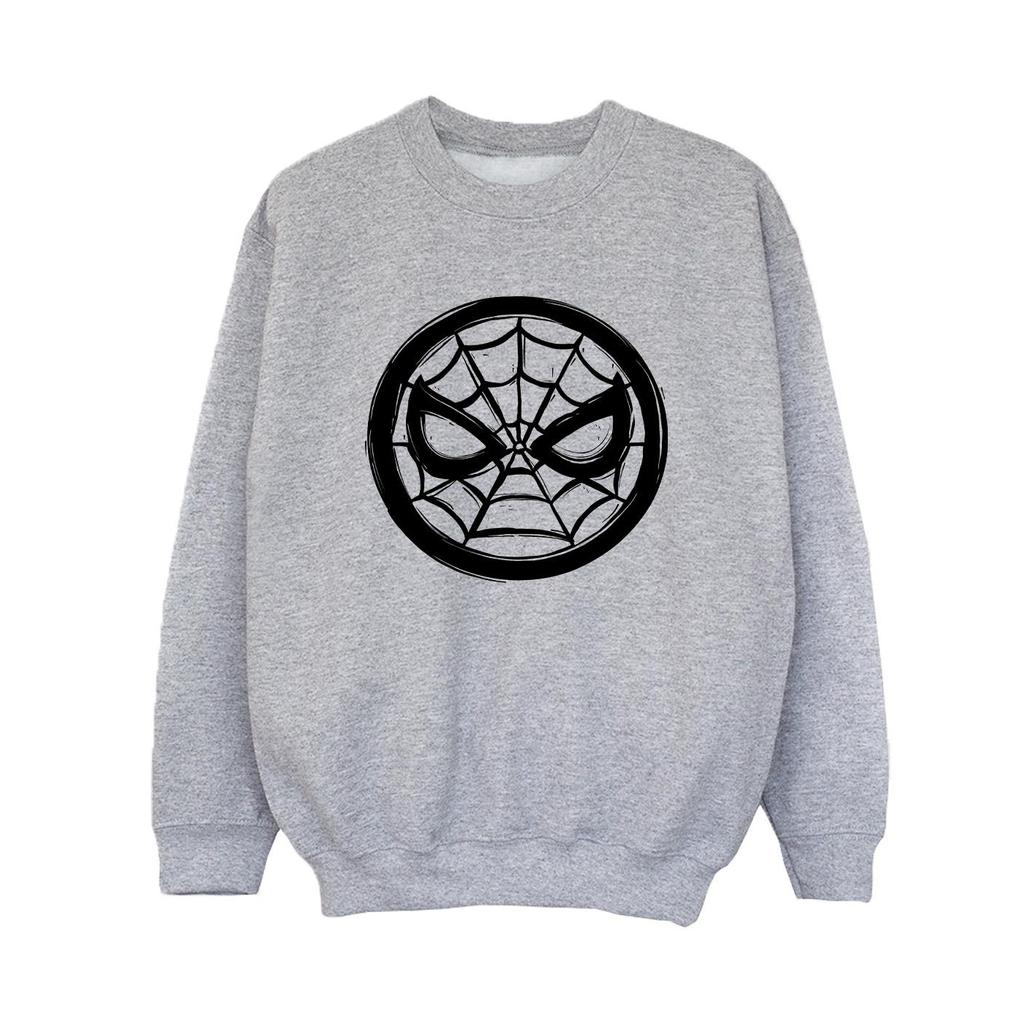 Marvel Boys Spider-Man Chest Logo Sweatshirt