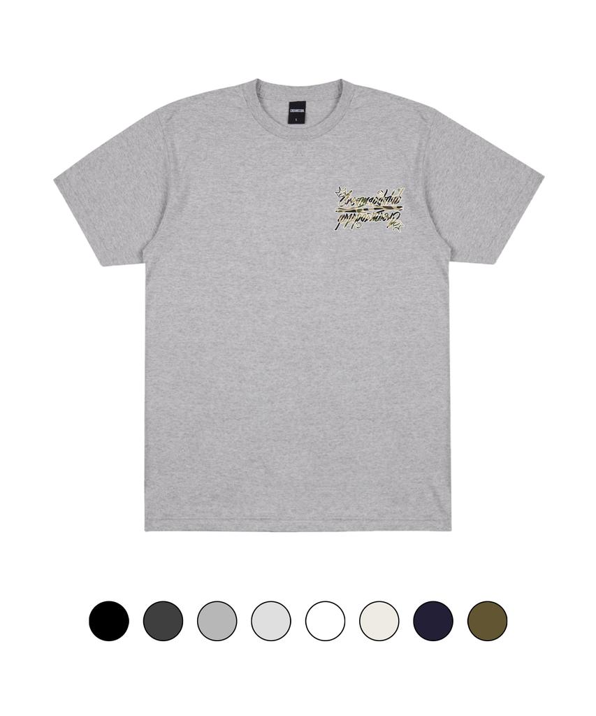 CREAM SODA LAB Camo Logo Short Sleeve T-Shirt (Type B)