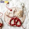 Nordic Christmas Hanging Decoration Cartoon Soldiers Angel DIY Drop Ornaments Double-sides Iron Art Xmas Tree Ornament