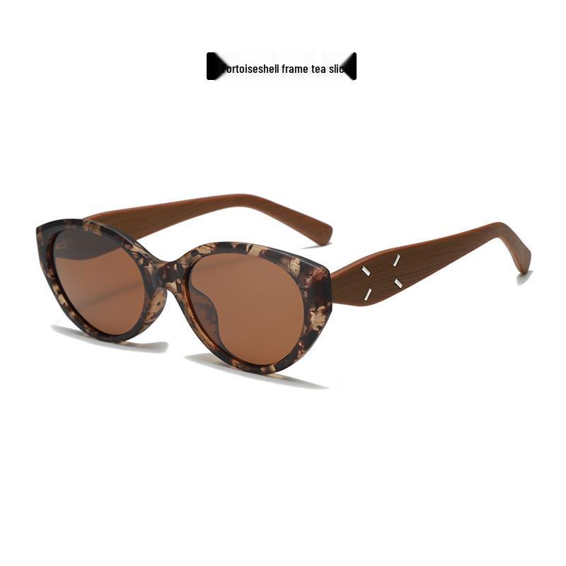 Retro Cat Eye Polarized Sunglasses - Concave Style, Anti-Glare Women s High-End Design