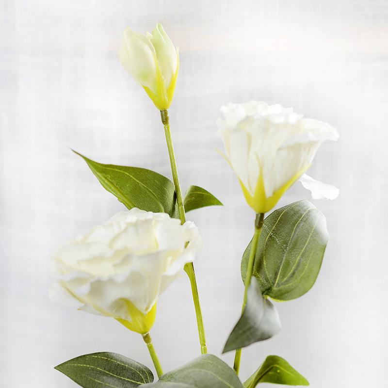 3 Branches 70cm Artificial Flower Trigeminal Eustoma Plants Room Home Decoration Fake Floral Wedding Photo Props Gifts
