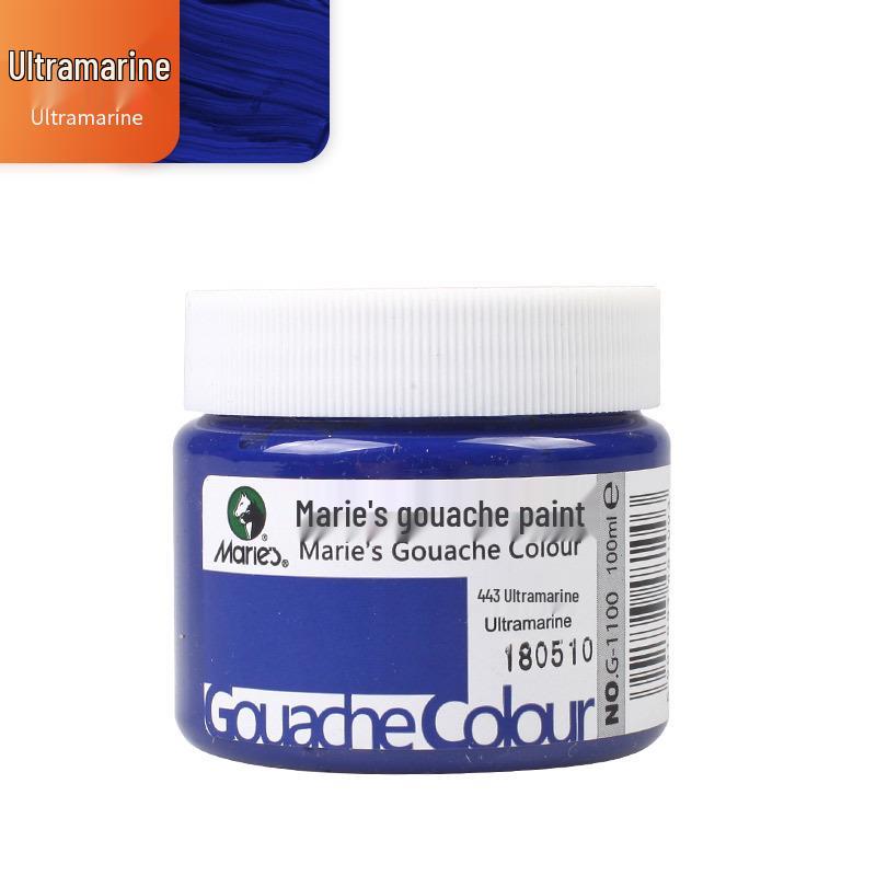 Mali Afwasbare Gouache Verf 100ml - Handgeschilderde Kleuren voor Kinderen en Studenten