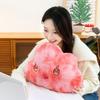 Cloud-Shaped Plush Pillow Soft Short Pile Stuffed Toy Bedside Car Decor In Sky Blue White Sunset Gray