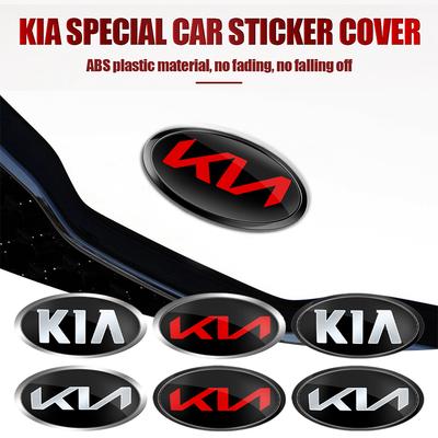 Car Front Hood Emblem Rear Trunk Badge Sticker For Sportage Ceed Sorento Cerato Optima Picanto Rio Soul K3 K5 Stonic Fitting