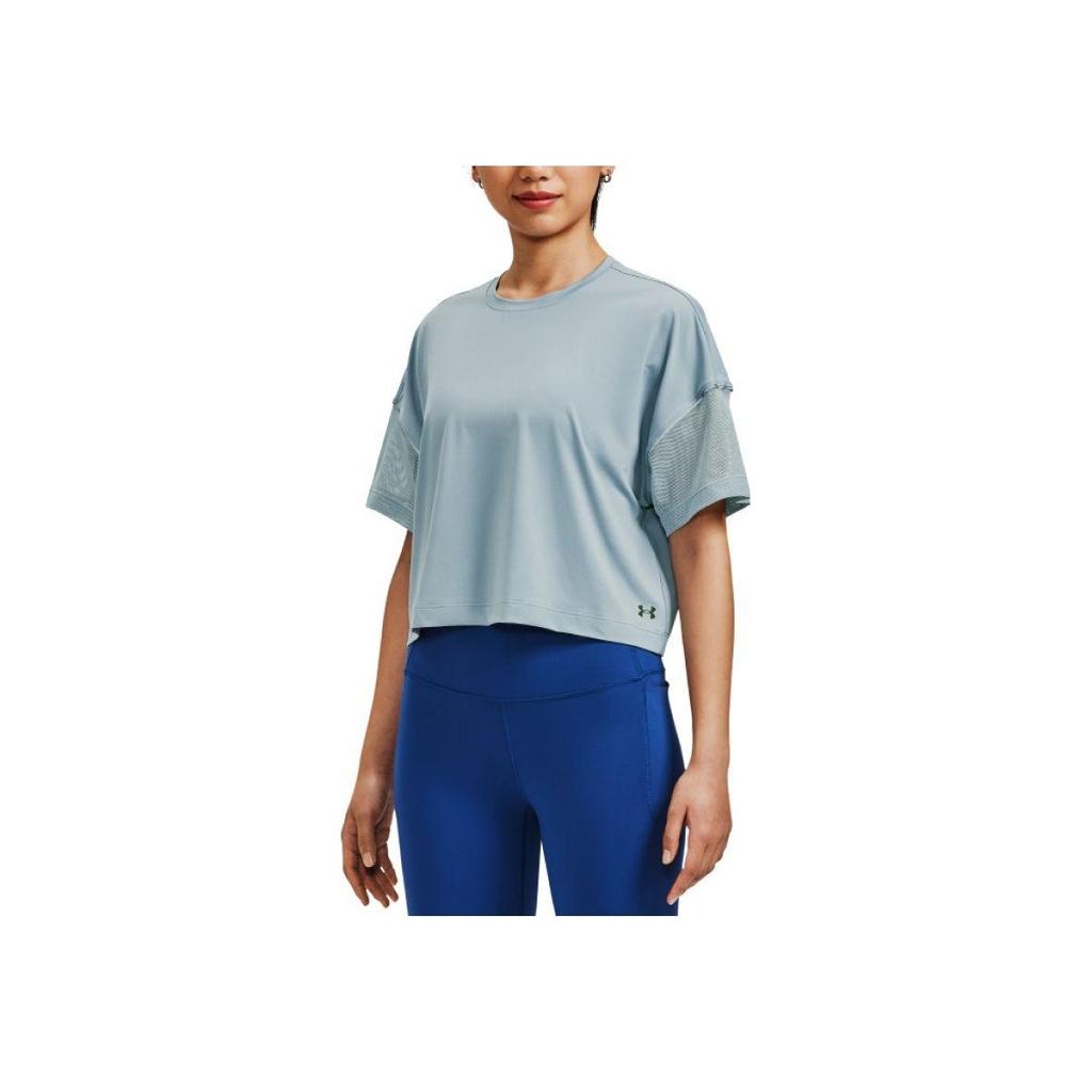 Under Armour Training Round Neck Short Sleeve T-Shirt Women Tops 1377069-465