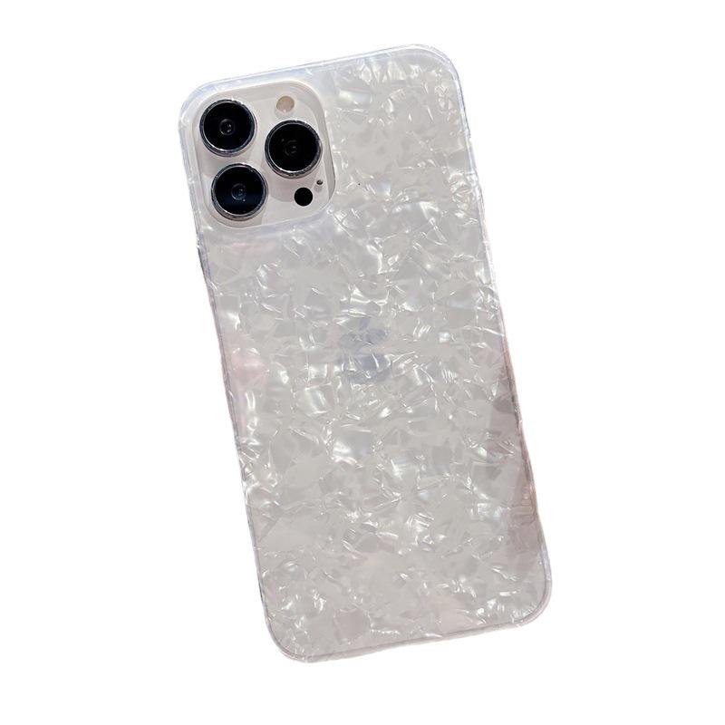 Beach-Style Shell Pattern Phone Case for Apple 16/17 PRO, 13, 12, 11/XR - Drop-Proof & Protective Cover