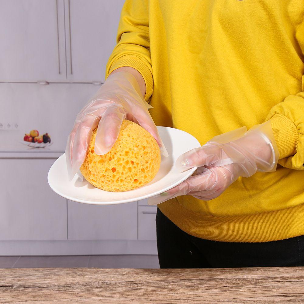 100PCS Disposable Gloves Non-slip Multi-functional Gloves Kitchen Cooking Household Cleaning Latex Free Food Prep Safe Gloves