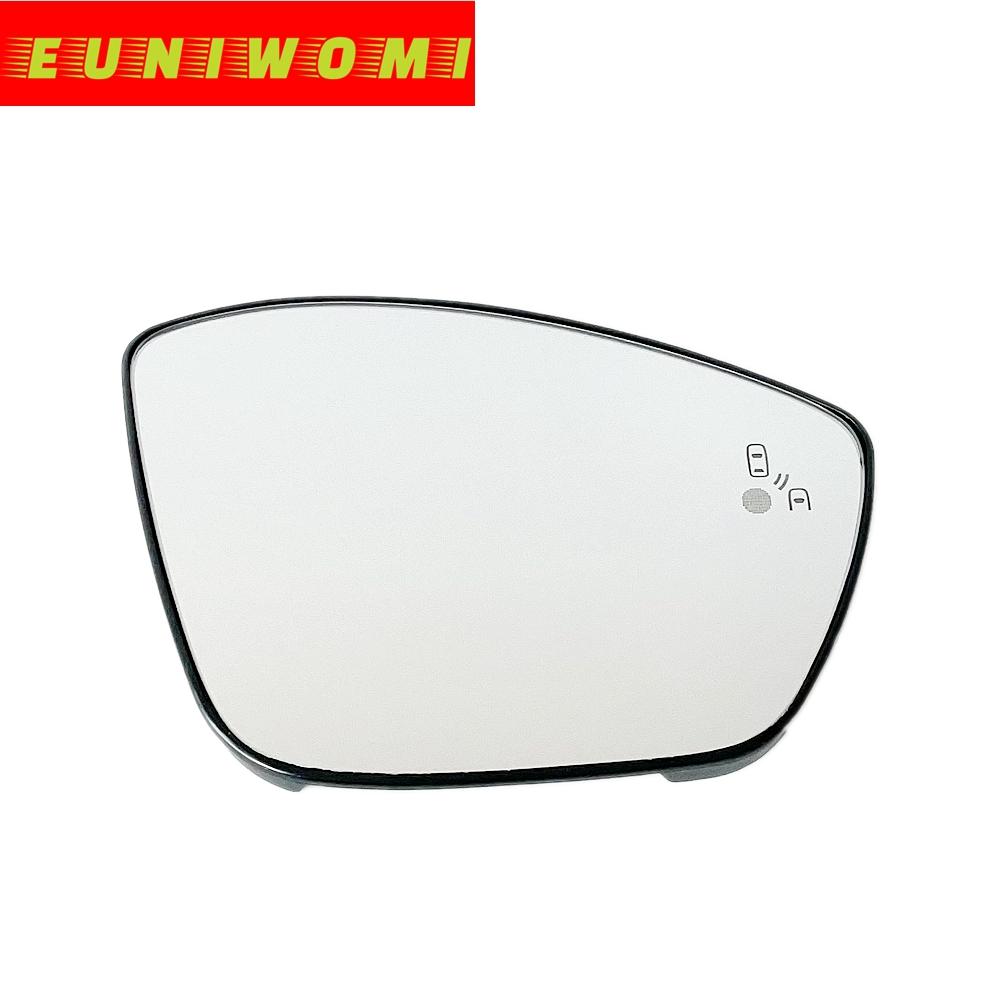 Heated Wing Car Mirror Glass with Blind Spot Warning for CITROEN C3 III (2016-) DS3(-) DS9(-)