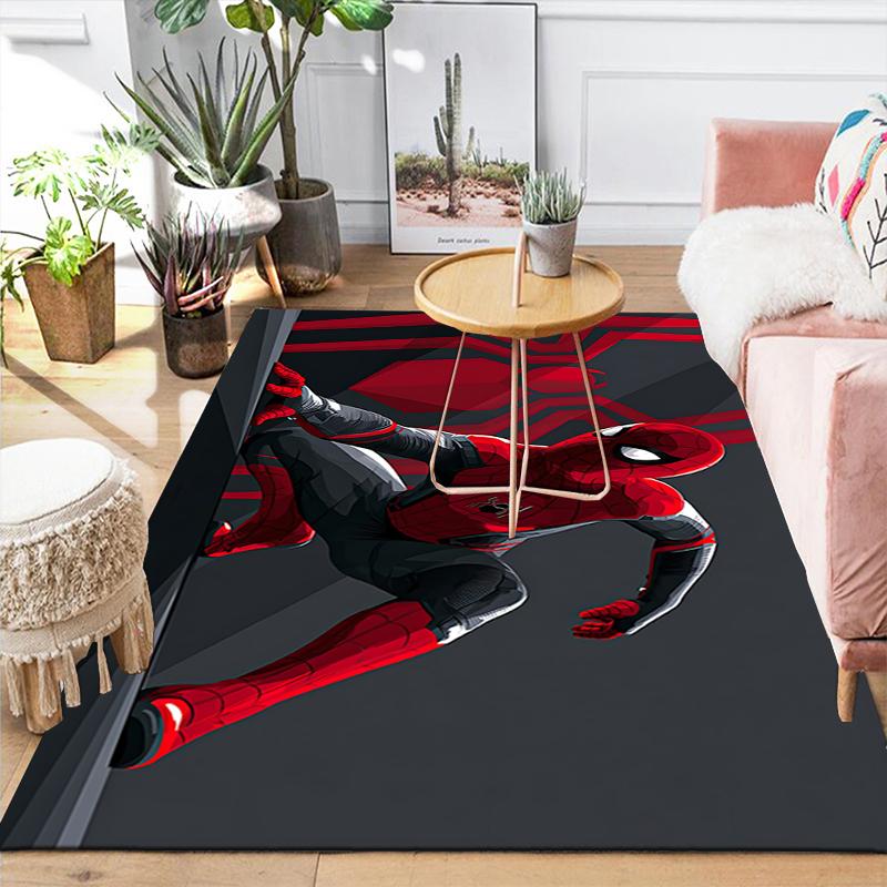 1Pc Spiderman Far Home Rug, Office Carpet Indoor Outdoor Doormat, Non-Slip, Comfortable, Living, Christmas Halloween, Xmas Gift S1222