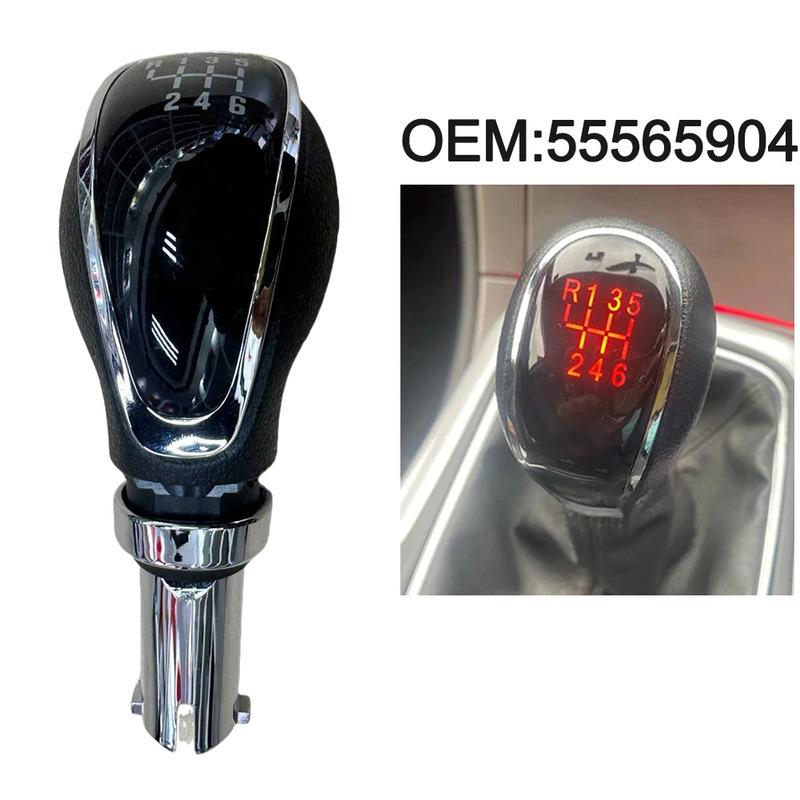 Gear Selector Knob For Vauxhall For Mokka J13 2012- 55565904 Black ABS Gear Selector Lever Shift Lever Handle Accessories