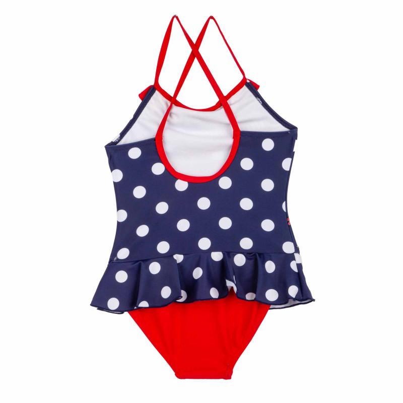 Maillot de bain 1pcs à pois et volants miraculous Enfant MIRACULOUS