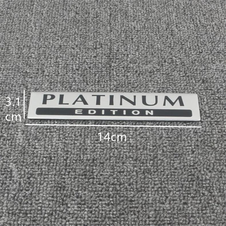 Suitable for Sequoia Transit Speedmaster modified car sticker PLATINUM EDITION Platinum version car logo tail label