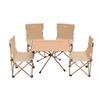 Diplomat 5-Piece Folding Camping Table & Chair Set