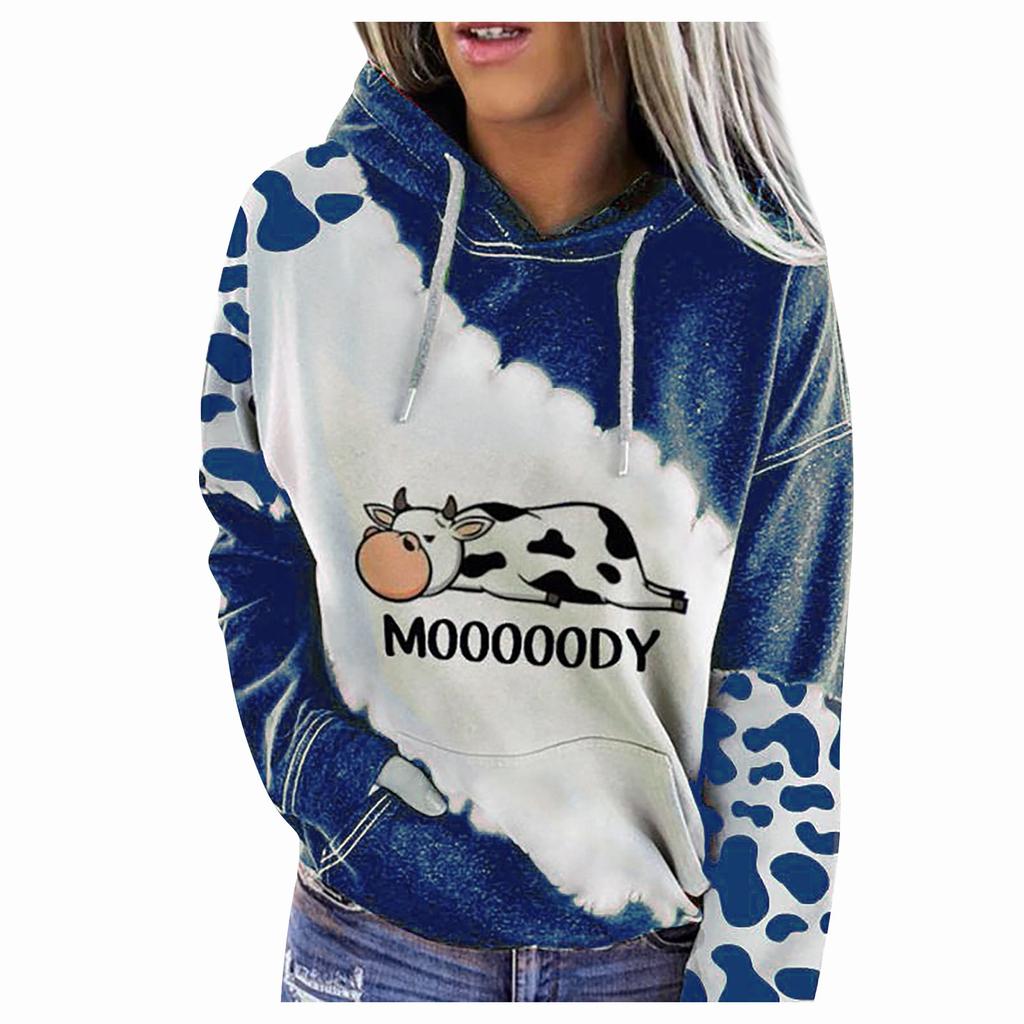 Søt genser med kutrykk for kvinner med rund hals og rund hals