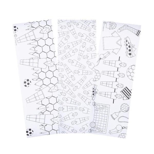 Dvoustěnný hrnek s fotbalovým omalovánkovým papírovým kelímkem