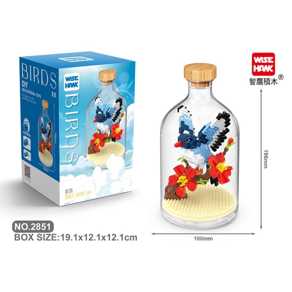 Mattoncini MOC Modello Animale Uccello Aquila Calva Pappagallo Assemblaggio Fai da Te Mattoncini Giochi Creativi Collezione Giocattoli Regali di Natale