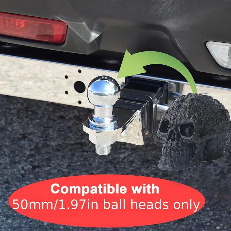 Copertura Connettore Rimorchio Scheletro Copertura Attacco Rimorchio Teschio Copertura Gancio Traino Copertura Sfera Gancio Traino Protettore Antiruggine