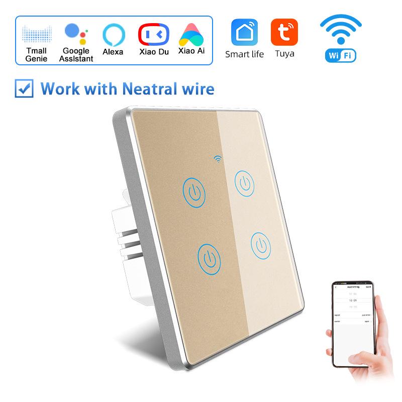 Graffiti EU Smart WiFi Touch Switch with Alexa Voice Control